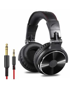 OneOdio Studio Wired Headphone Bass Headsets with 50mm Driver Shareport and Mic for DJ Monitoring Mixing Guitar PC TV
