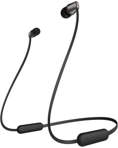 Sony WI-C310 Wireless Neckband with 15 Hrs Battery Backup, Quick Charge, Magnetic Earbuds, Mic