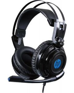 HP H200Gs Wired Gaming Headphones with Mic, Soft Adaptive Suspension Headband