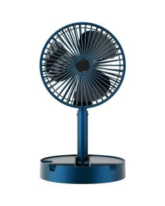 MD Powerful Rechargeable Table Fan with Height and 3 speed Adjustable Folding Fan for Office Desk, Home,kitchen