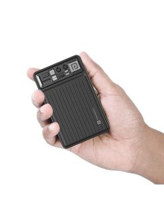 Portronics Luxcell Mini 10K Smallest Power Bank With 10000 mAh Battery, 22.5W Output, Mach USB-A Output
