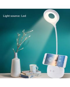 Neo Study Desk Light with 3 Shades Touch Control Light With Pen and Mobile Holder Design Table Lamp