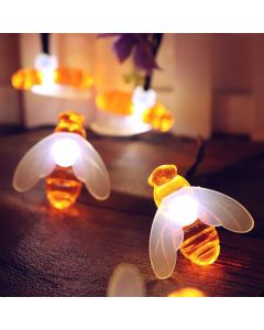 Magma Silicon Honey Bee LED Festival 4 Meter Lights Indoor Outdoor Home Decoration Series for Diwali, Christmas, Wedding, Party, Home