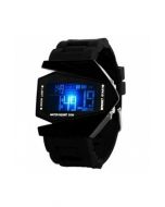 Skmei Fashion Digital Black Dial Black Strap Boy's Watch