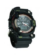S-Shock Black Starp Sports Analog Digital Black Dial Men's Watch - MTG 201214