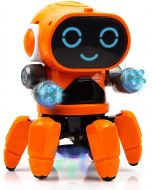 WMac Bot Robot Colorful Lights and Music | All Direction Movement | Dancing Robot Toys for Boys and Girls | Multi Color