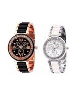 IIK Collection Analogue Multicolor Dial Women's Combo Pack of 2 Watch GBSW