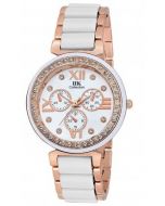 IIK Collection Analog white dial Women's Watch With 1 year manufacturer's warranty