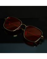 CostaRica Men's Square Metal Frame Sunglasses - Kabir Singh