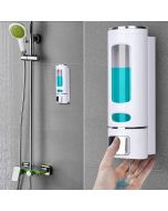 Zu Cylindrical Wall Mounted Liquid Soap/Shampoo/Hand Wash/Lotion/Conditioner/Sanitizer/Gel Dispenser for Home, Office Bathroom & Kitchen 
